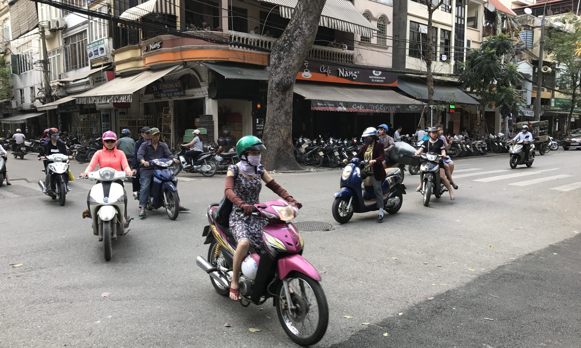 Scooters in Hanoi